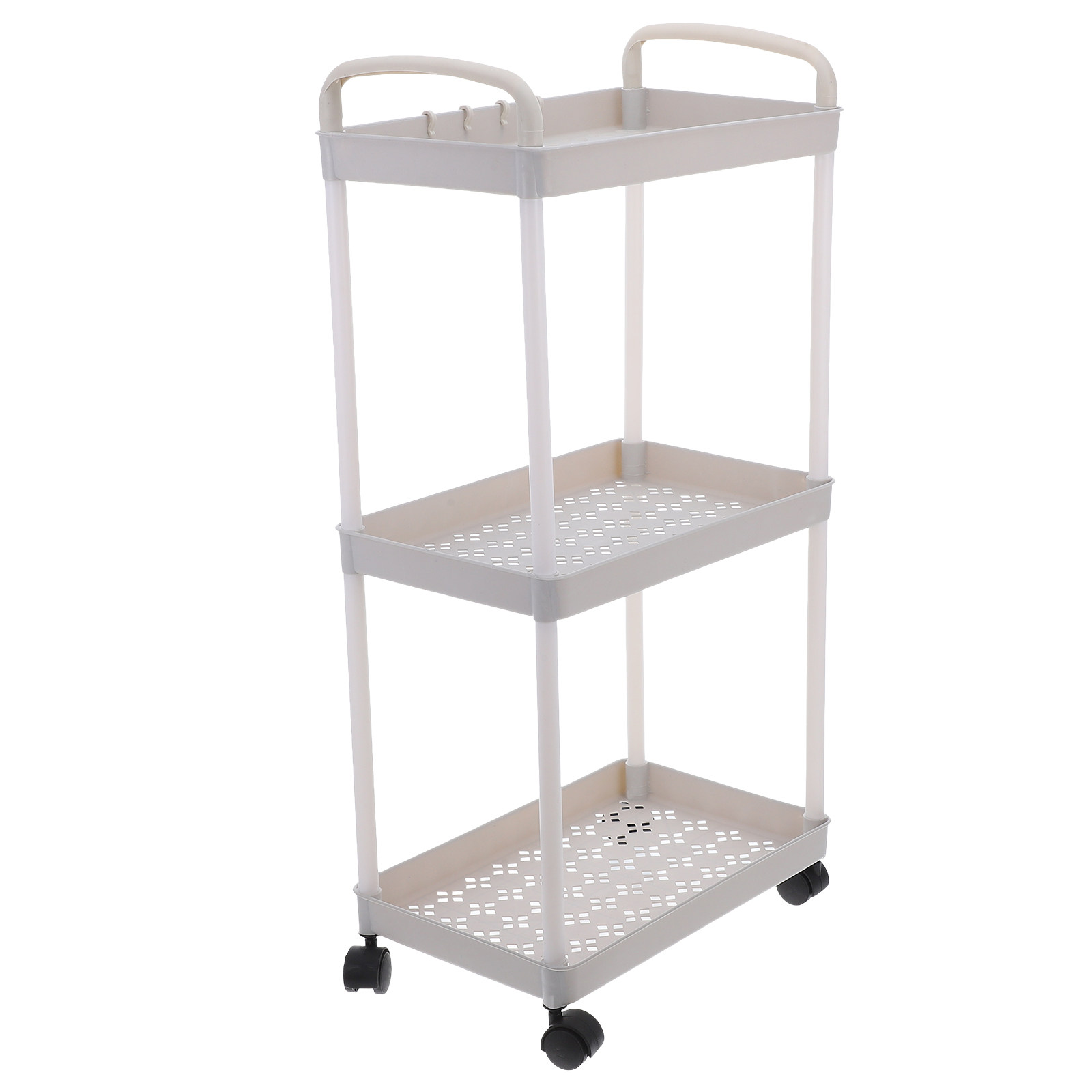 Baby Nursery Cart - عربة مطبخ متحركة بثلاث طبقات باللون