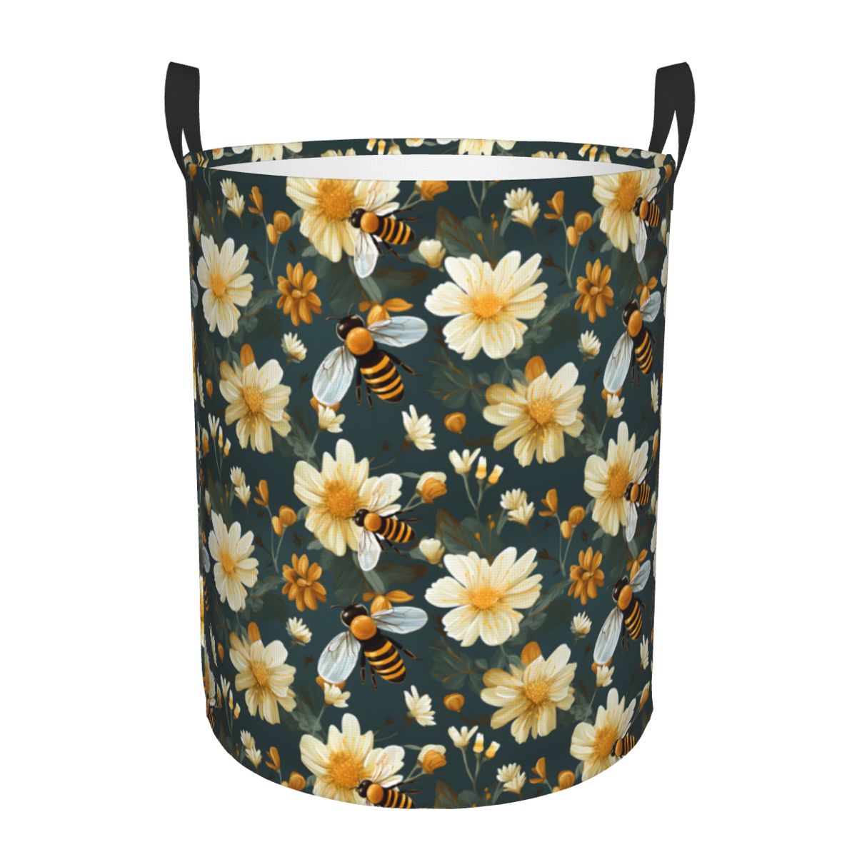 Baby Nursery Laundry Basket - سلة غسيل بنمط قرص العسل والنحل