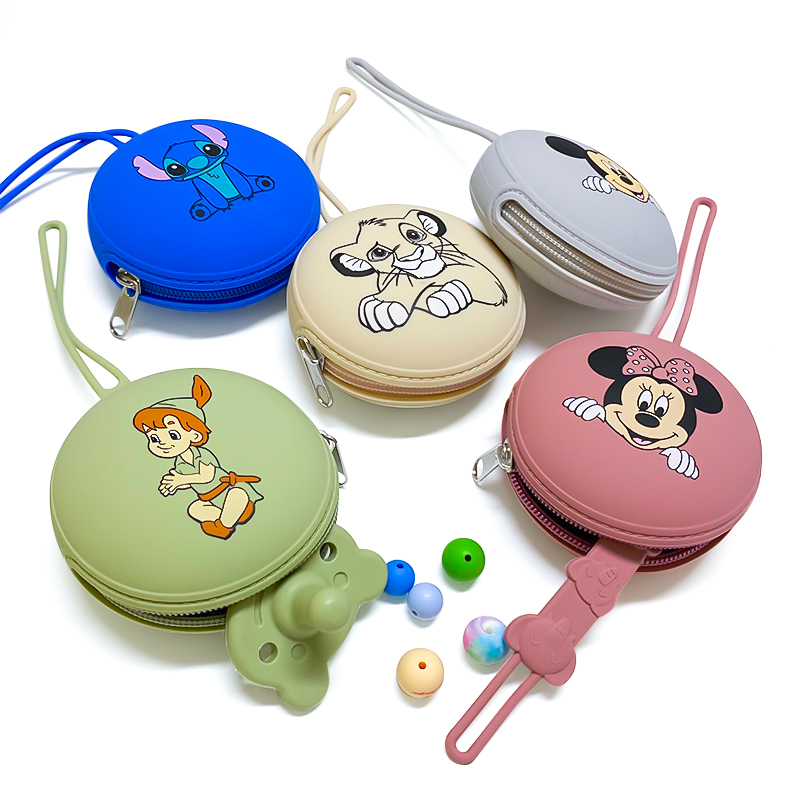 Pacifier Sterilizer Case - حافظة مصاصة محمولة من السيليكون بتصميم