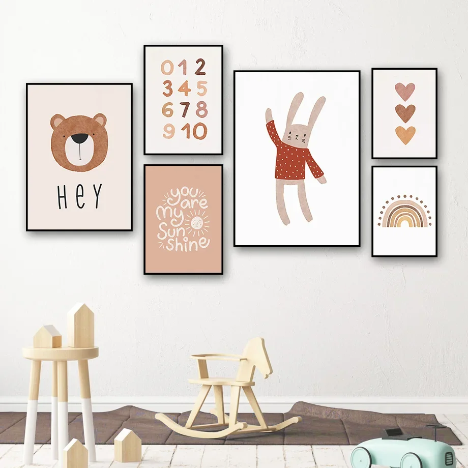 Baby Nursery Themes - قطعة واحدة - لوحة فنية جدارية