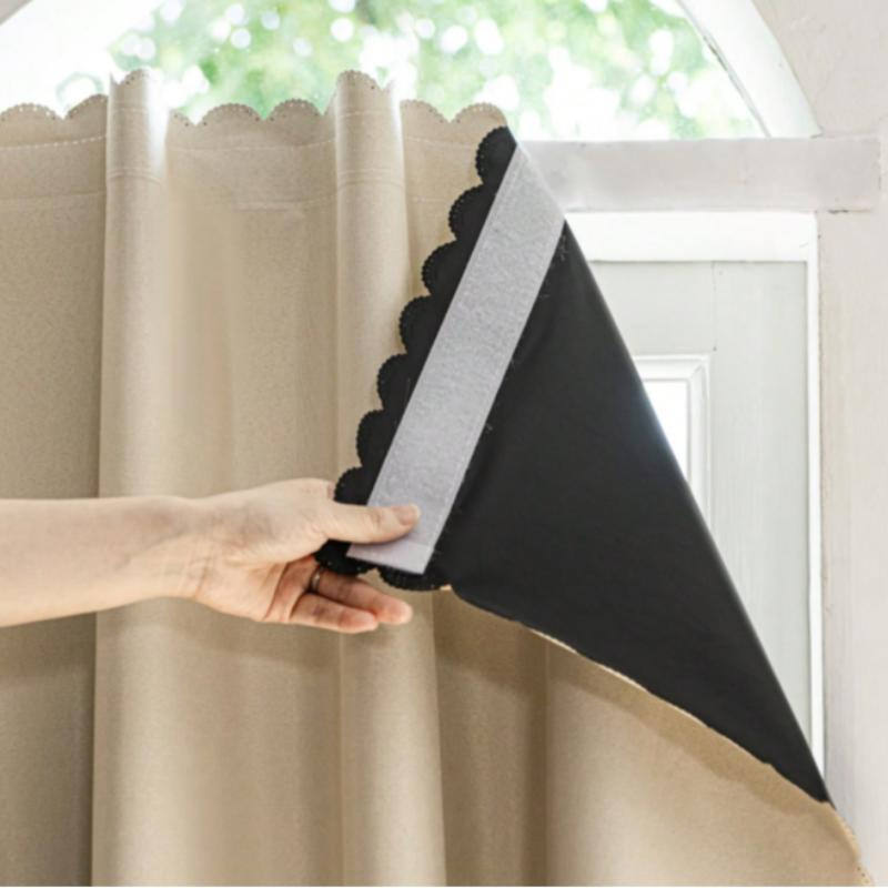 Blackout Curtain Nursery - ستارة ذاتية اللصق بدون حفر مع