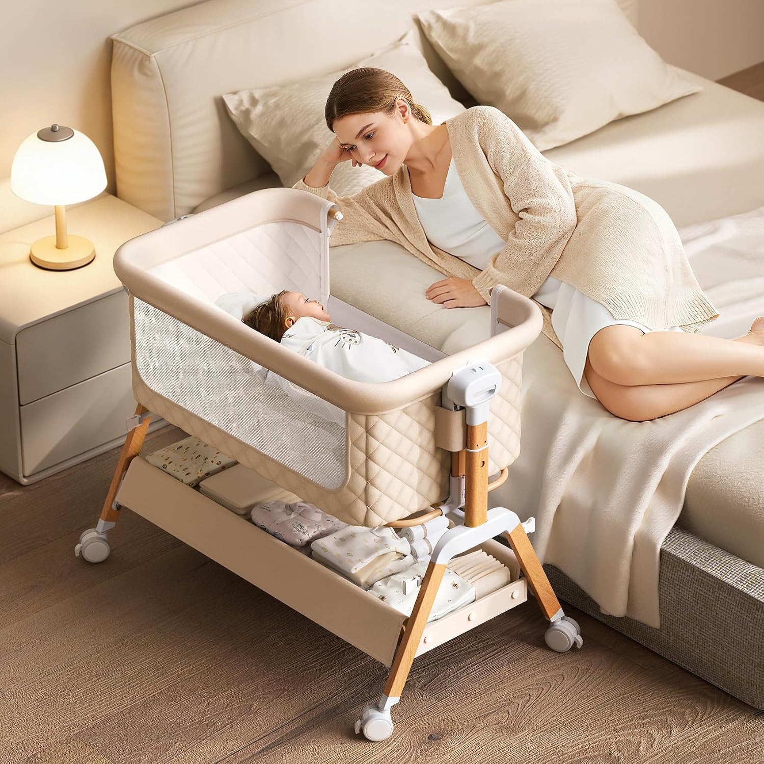 Baby Mattress Waterproof - سرير أطفال 3 في 1، سرير