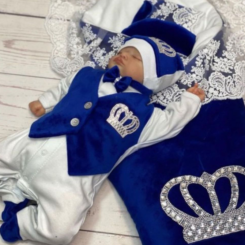 Baby Nursery Outfits - مجموعة ملابس رومبير للأطفال من المخمل