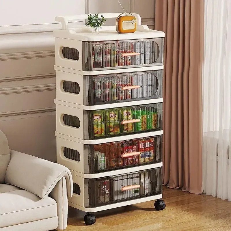 Baby Nursery Cart - خزانة تخزين ألعاب الأطفال متعددة الطبقات