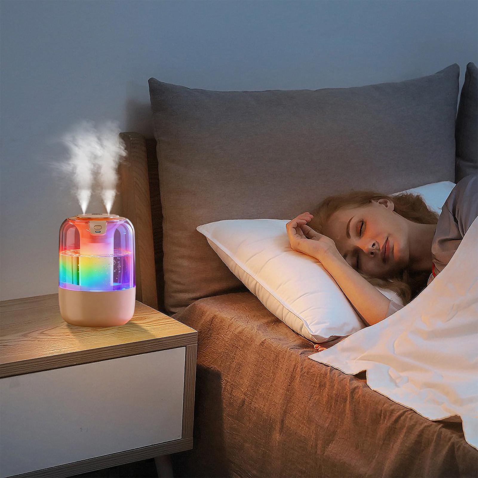 Baby Nursery Humidifier - مرطب غرفة النوم مع ضوء ليلي،