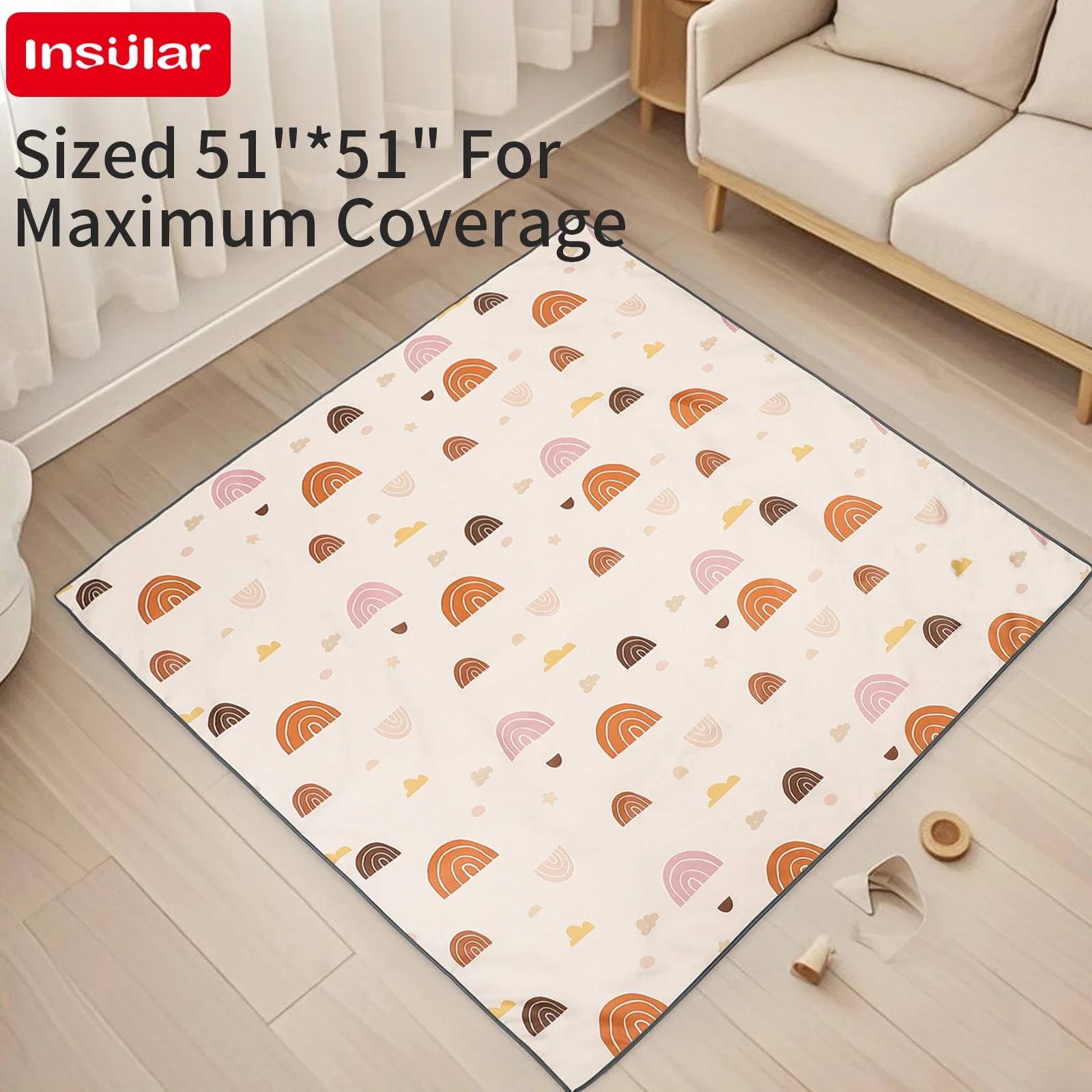 Baby Mattress Waterproof - سجادة لعب قابلة للطي للأطفال من