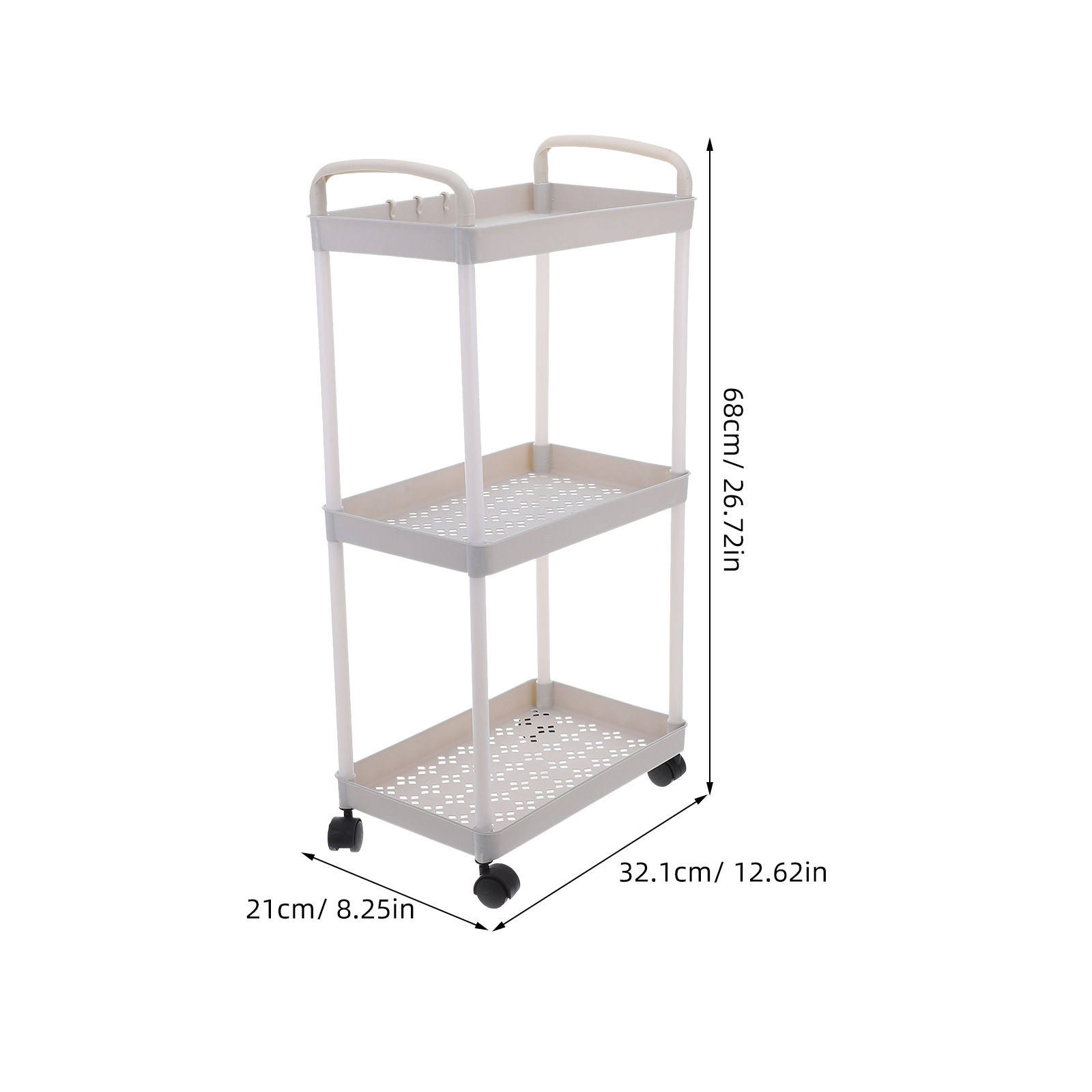 عربة مطبخ متحركة بثلاث طبقات ب - مراجعة Baby Nursery Cart وسعره
