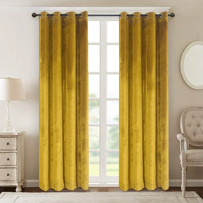 ستائر مخملية حديثة لغرفة المعي - مراجعة Blackout Curtain Nursery وسعره