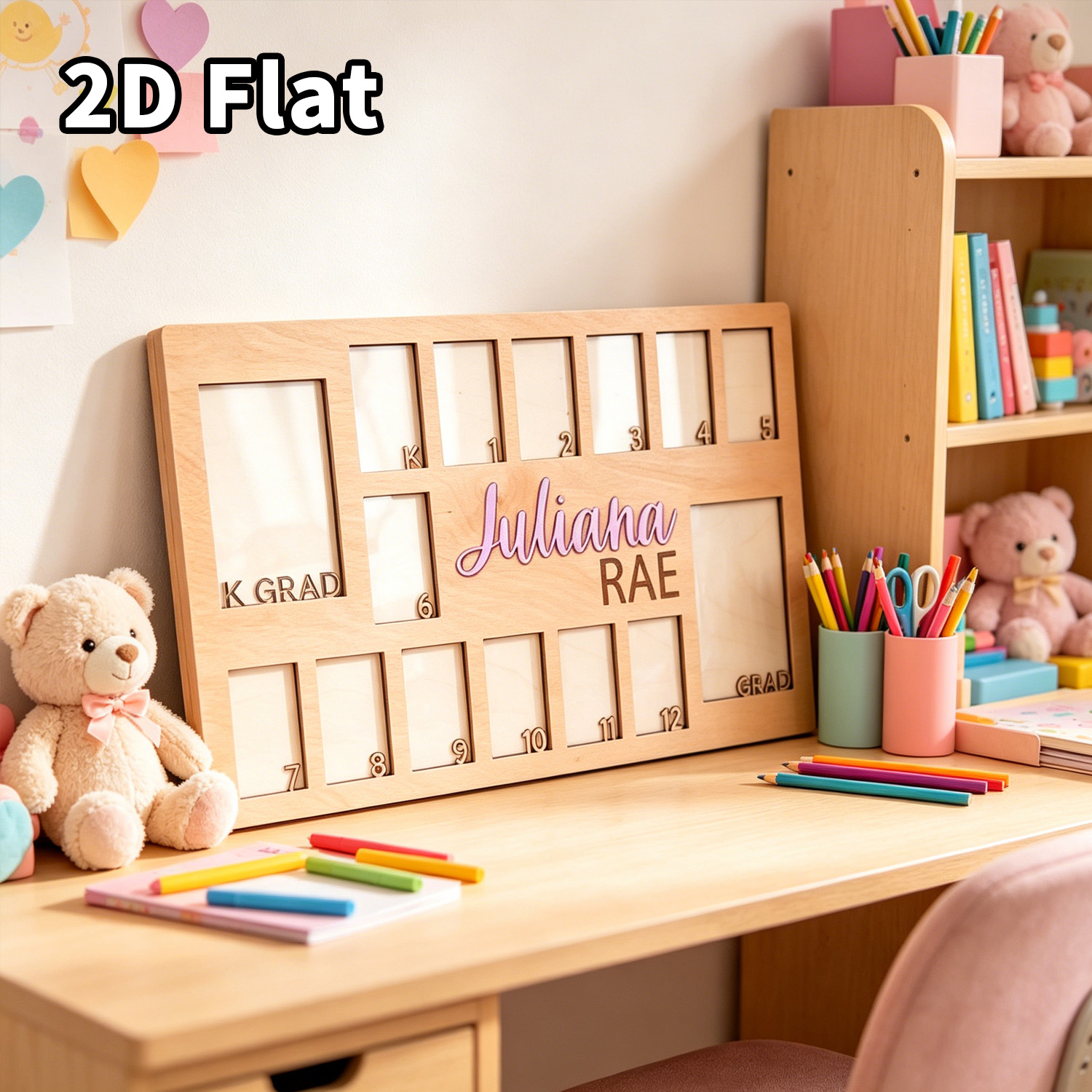 لوحة خشبية مخصصة للصور، ديكور  - مراجعة Baby Nursery Frames وسعره
