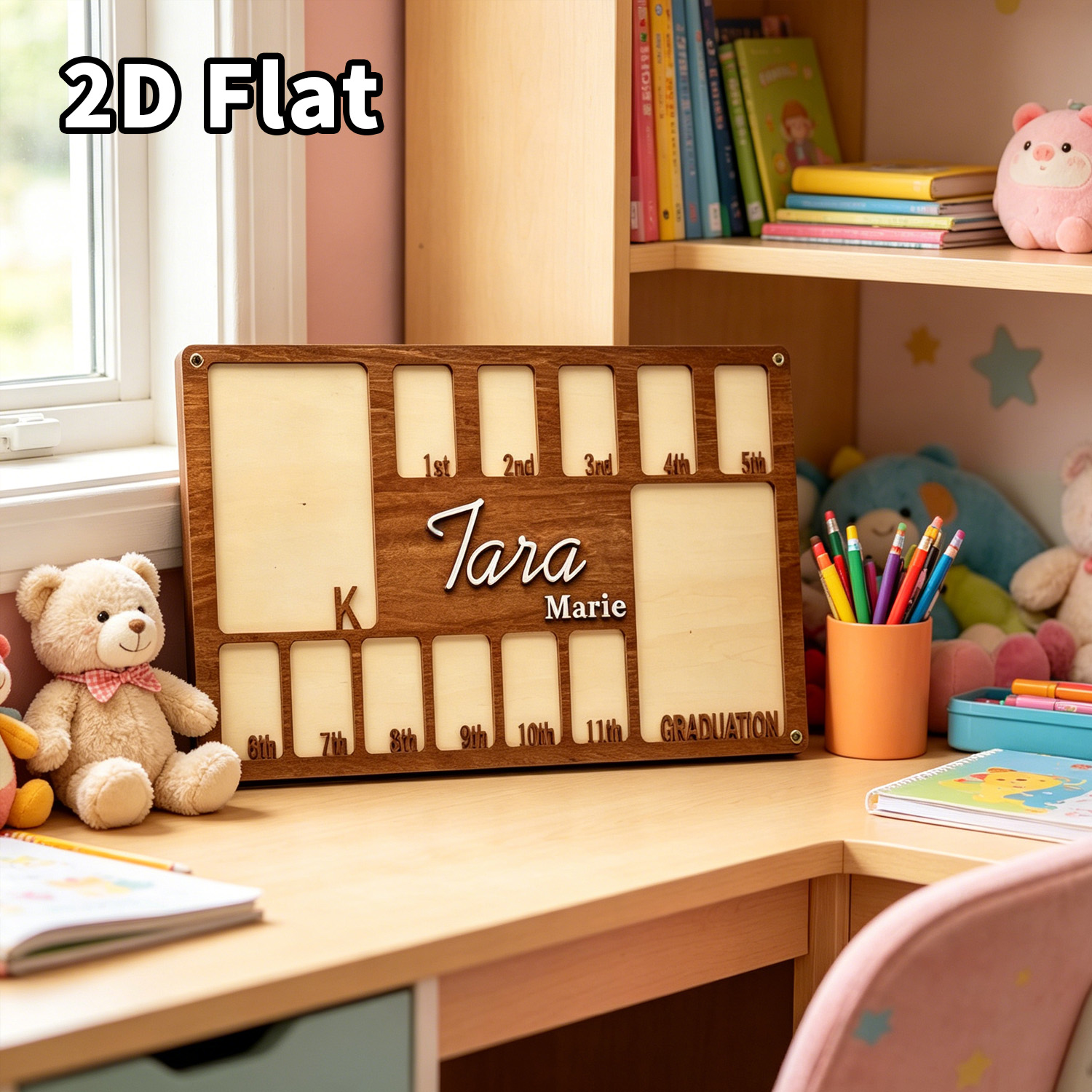 لوحة خشبية مخصصة للصور، ديكور  - مراجعة Baby Nursery Frames وسعره