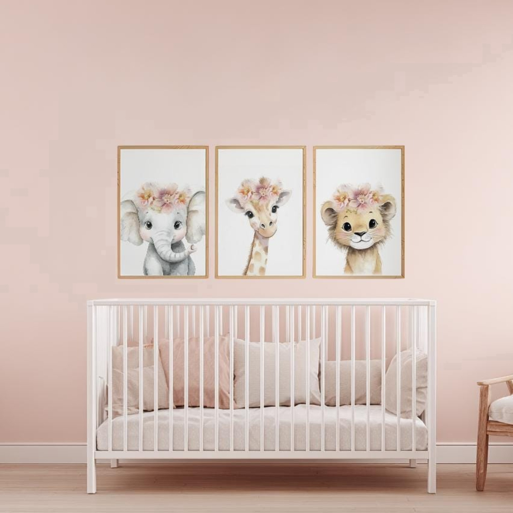 مجموعة فنون جدارية لغرفة الأطف - مراجعة Baby Nursery Frames وسعره