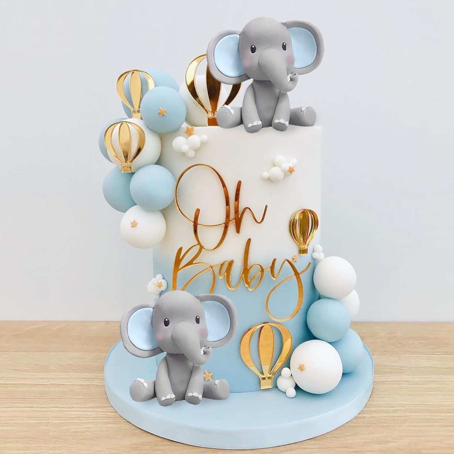 كعكة الفيل الديكور كعكة الطفل  - مراجعة Baby Nursery Hot Air Balloon وسعره
