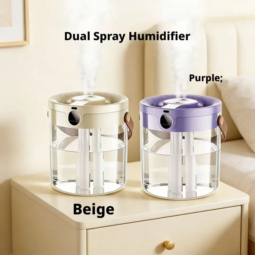 مرطب ثلاثي الرذاذ هادئ بحجم رذ - مراجعة Baby Nursery Humidifier وسعره