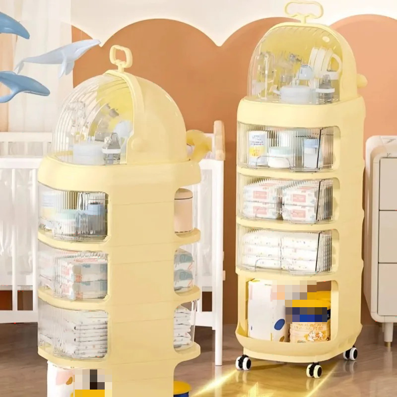 عربة تنظيم للأطفال بثلاث طبقات - مراجعة Baby Nursery Cart وسعره