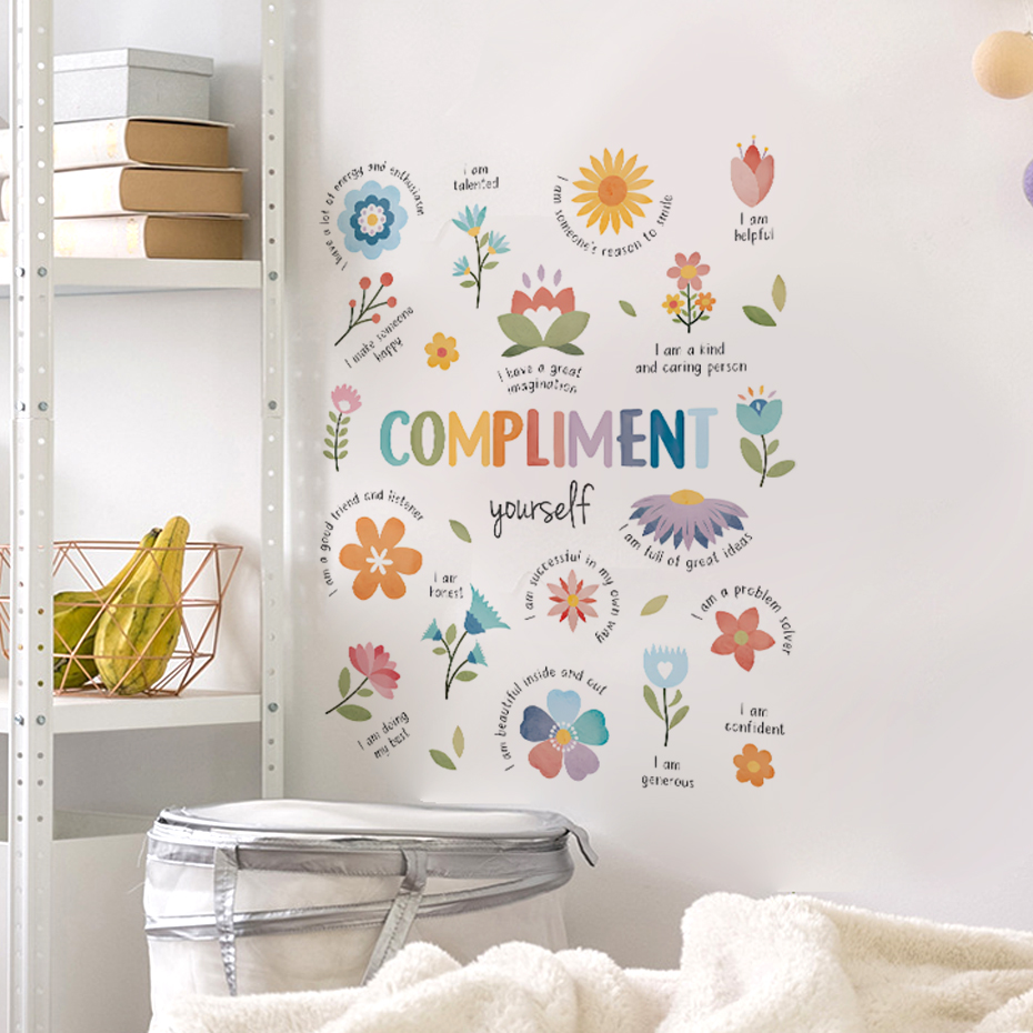 ملصقات جدارية ملونة بعبارات مل - مراجعة Baby Nursery Quotes Wall Art وسعره