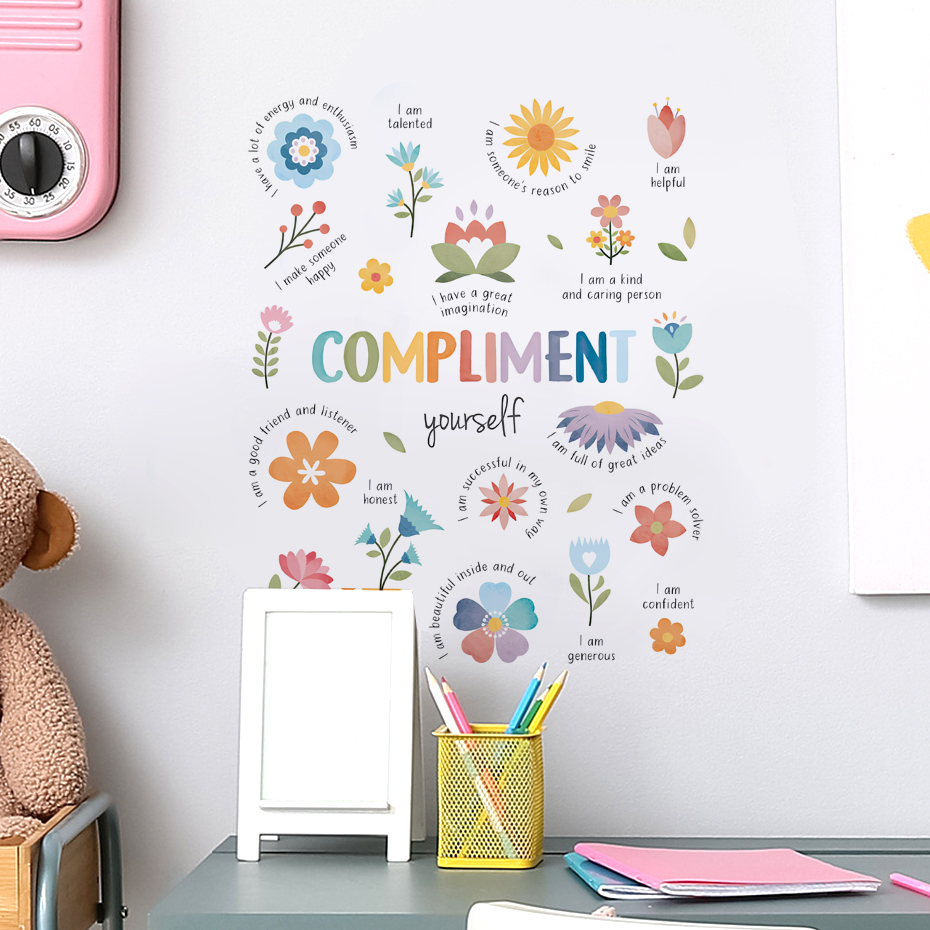 ملصقات جدارية ملونة بعبارات مل - مراجعة Baby Nursery Quotes Wall Art وسعره