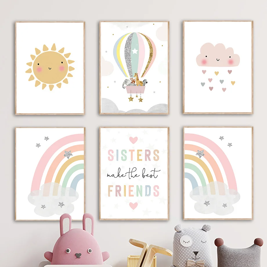ملصقات وطباعات جدارية على الطر - مراجعة Baby Nursery Artwork وسعره