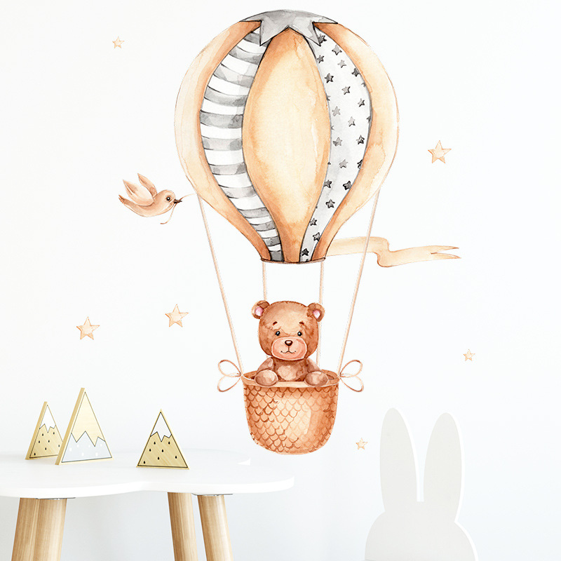 ملصقات جدارية على شكل بالون هو - مراجعة Baby Nursery Hot Air Balloon وسعره