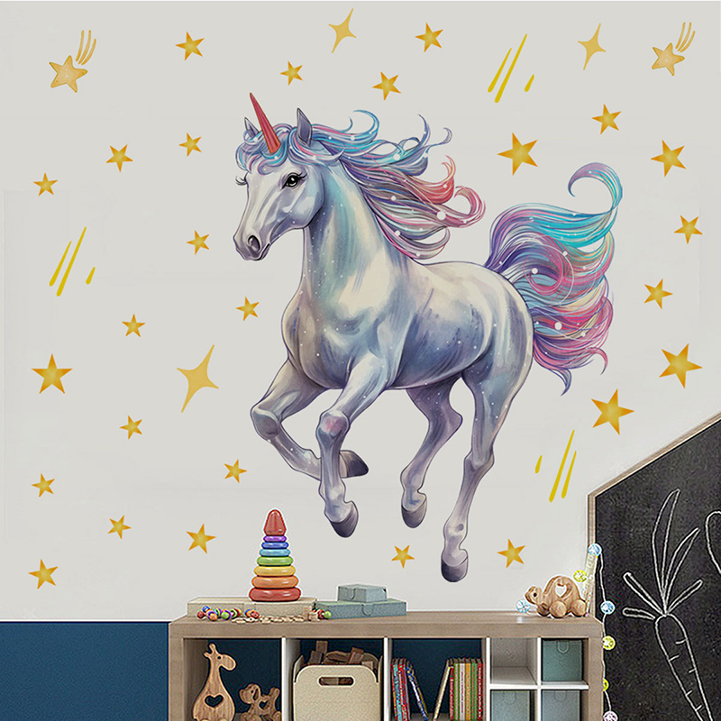 الكرتون النيزك قوس قزح يونيكور - مراجعة Baby Unicorn Nursery وسعره