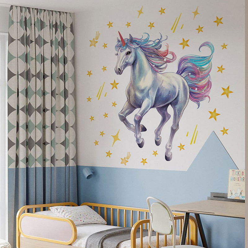 الكرتون النيزك قوس قزح يونيكور - مراجعة Baby Unicorn Nursery وسعره