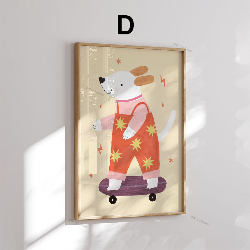 لوحات فنية جدارية كرتونية مضحك - مراجعة Baby Nursery Artwork وسعره