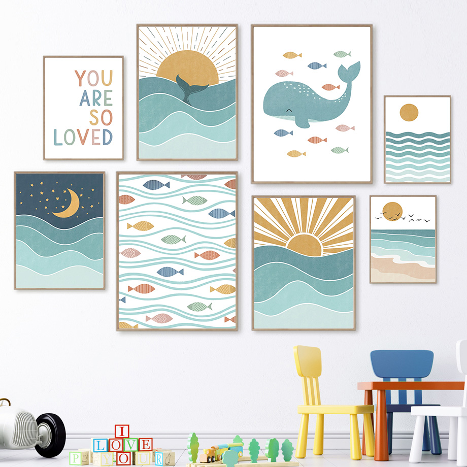 (لوحة قماشية ثنائية الأبعاد) ل - مراجعة Baby Nursery Quotes Wall Art وسعره