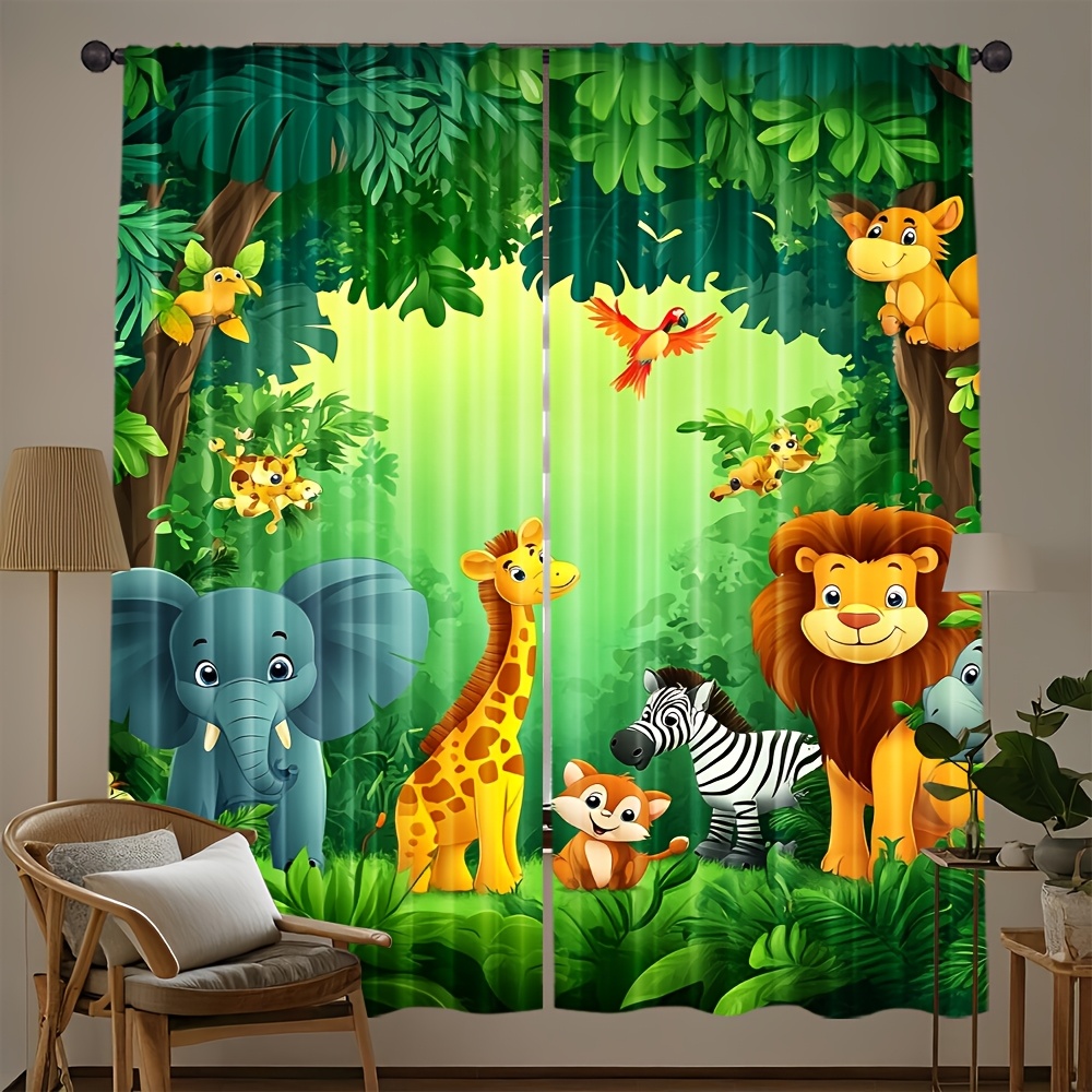 قطعتان من ستائر كرتونية بتصميم - مراجعة Baby Nursery In Hospital وسعره