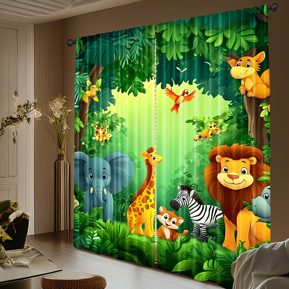 قطعتان من ستائر كرتونية بتصميم - مراجعة Baby Nursery In Hospital وسعره