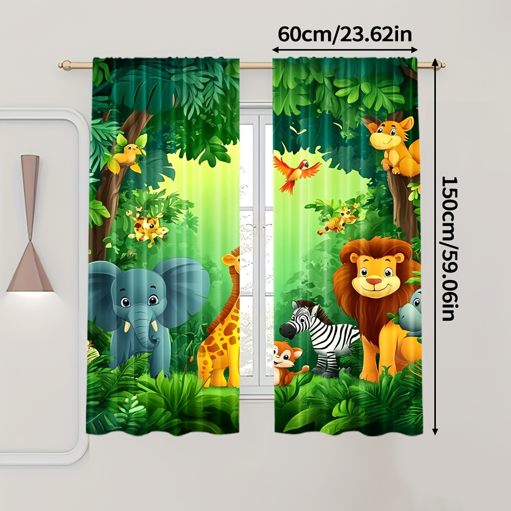 قطعتان من ستائر كرتونية بتصميم - مراجعة Baby Nursery In Hospital وسعره