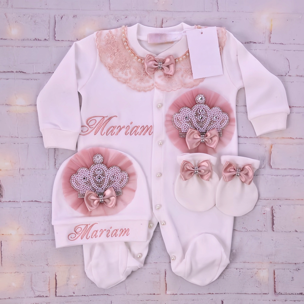 Dollbling لؤلؤي تاج Onederful  - مراجعة Baby Nursery Outfits وسعره