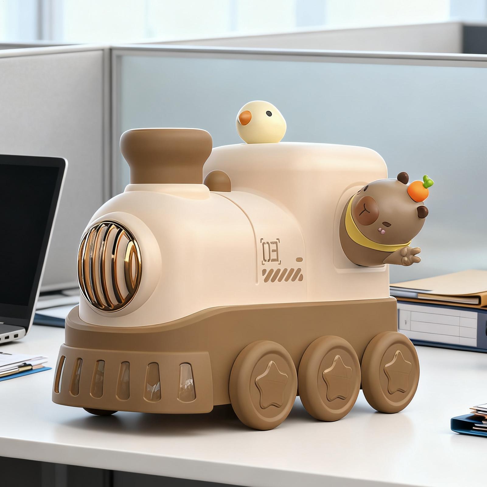 مرطب للأطفال بتصميم قطار هادئ  - مراجعة Baby Nursery Humidifier وسعره