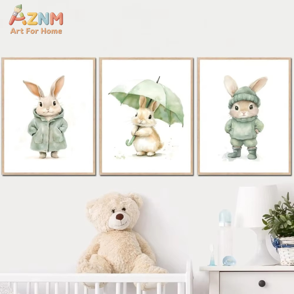 لوحة فنية جدارية قماشية من AZN - مراجعة Baby Nursery Outfits وسعره