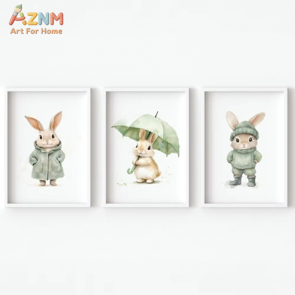 لوحة فنية جدارية قماشية من AZN - مراجعة Baby Nursery Outfits وسعره