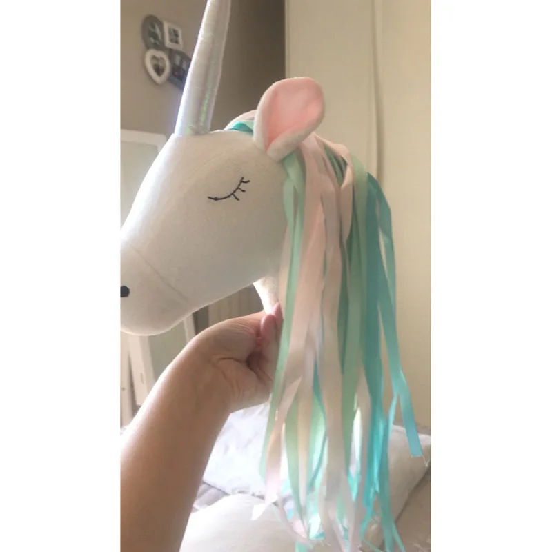 زينة حائط على شكل رأس حيوان وح - مراجعة Baby Unicorn Nursery وسعره
