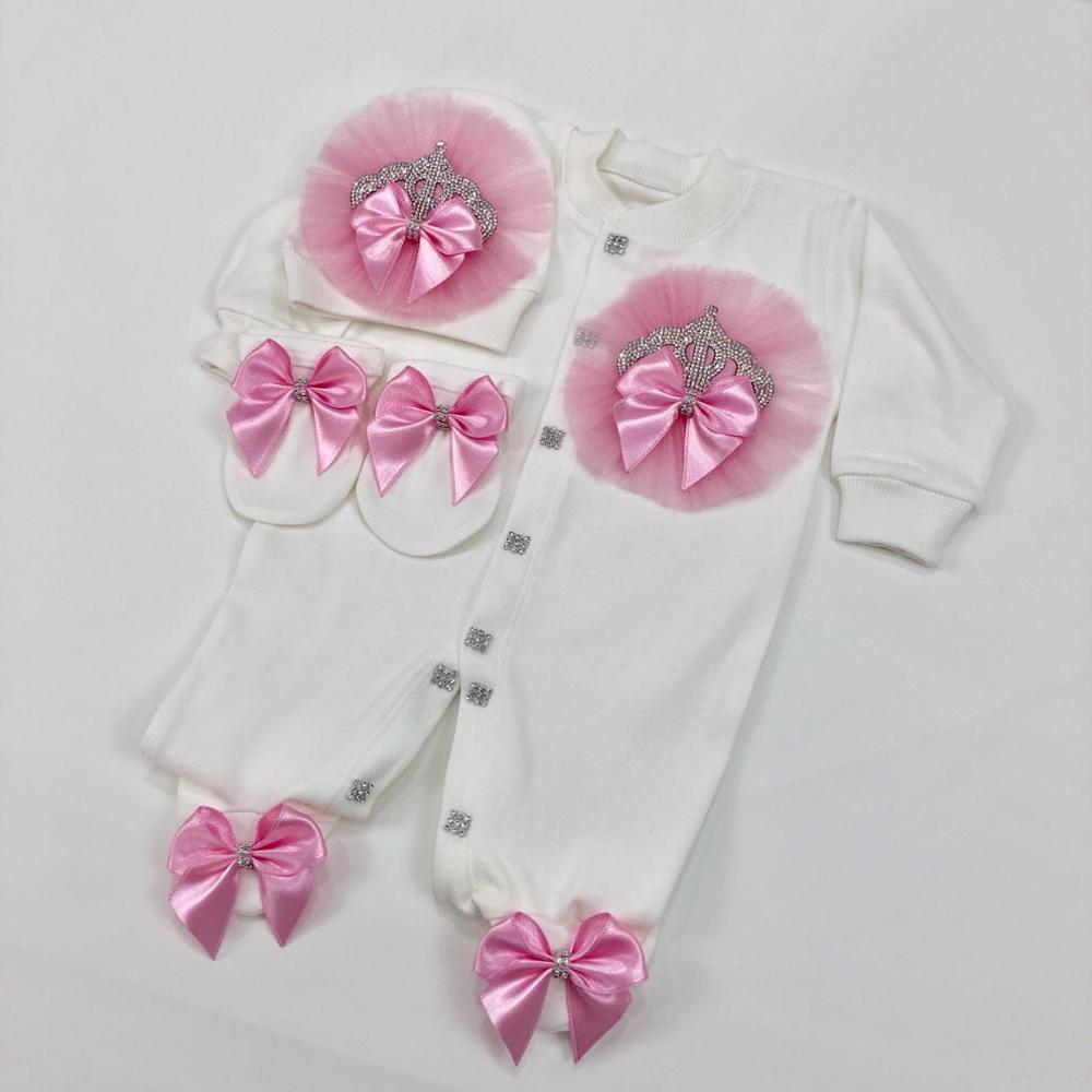 3 قطعة الوليد الطفل القادم الم - مراجعة Baby Nursery Outfits وسعره