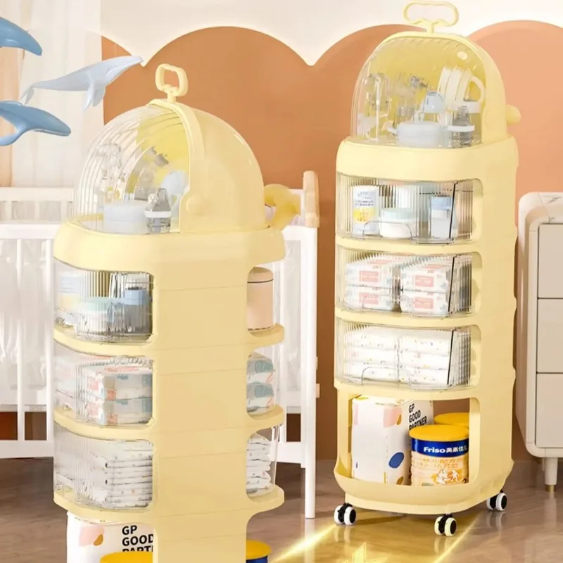 عربة تنظيم للأطفال بثلاثة طبقا - مراجعة Baby Nursery Cart وسعره