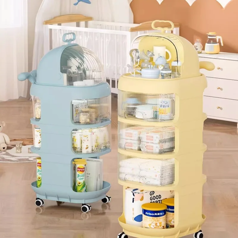 عربة تنظيم للأطفال بثلاثة طبقا - مراجعة Baby Nursery Cart وسعره