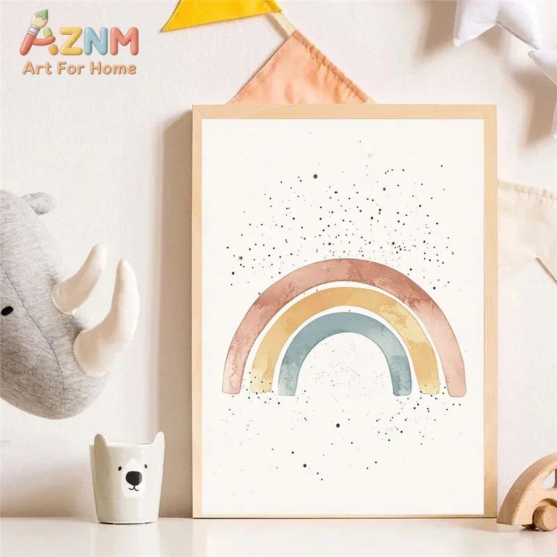 لوحة فنية مائية من AZNM بتصميم - مراجعة Baby Unicorn Nursery وسعره