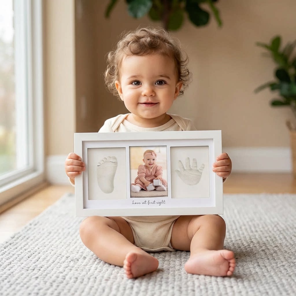 طقم طين بصمة اليد للأطفال إطار - مراجعة Baby Nursery Frames وسعره