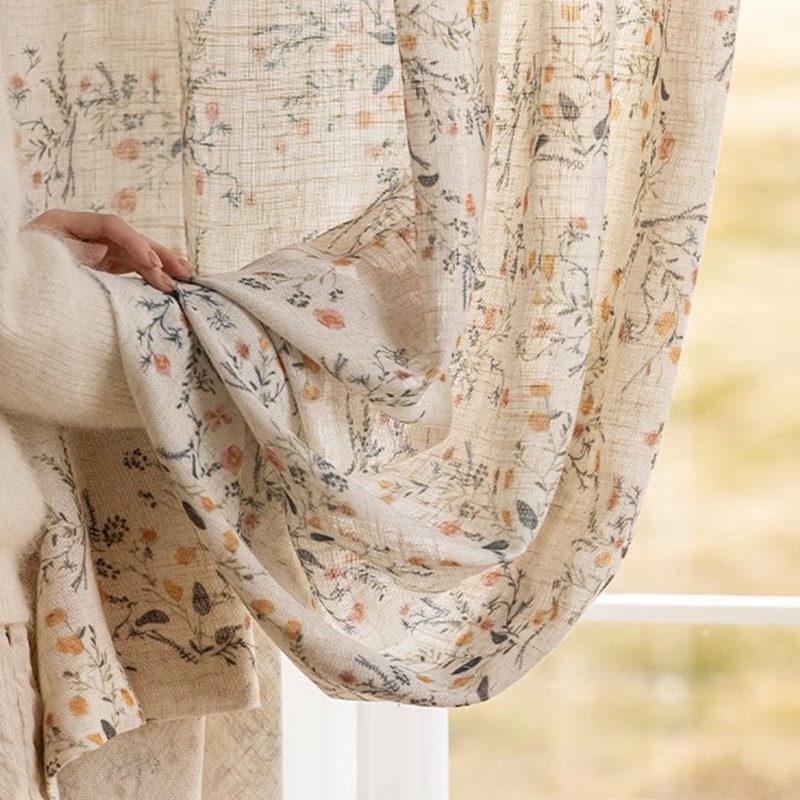 ستائر قطنية مطبوعة من الكتان ل - مراجعة Blackout Curtain Nursery وسعره