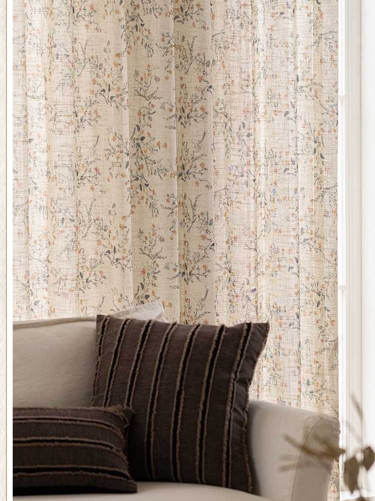 ستائر قطنية مطبوعة من الكتان ل - مراجعة Blackout Curtain Nursery وسعره