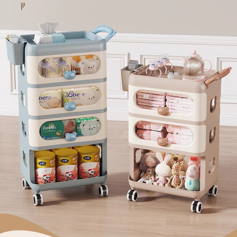 ‌ منظم تخزين الأطفال، عربة حضا - مراجعة Baby Nursery Cart وسعره