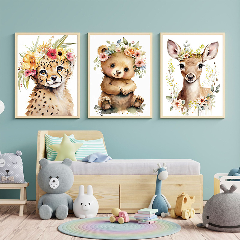 طفل الدب الأرنب الغزلان الراكو - مراجعة Baby Unicorn Nursery وسعره