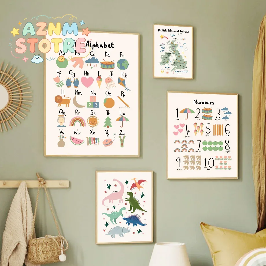 خريطة عالم الحيوانات، لوحة فني - مراجعة Baby Nursery Artwork وسعره