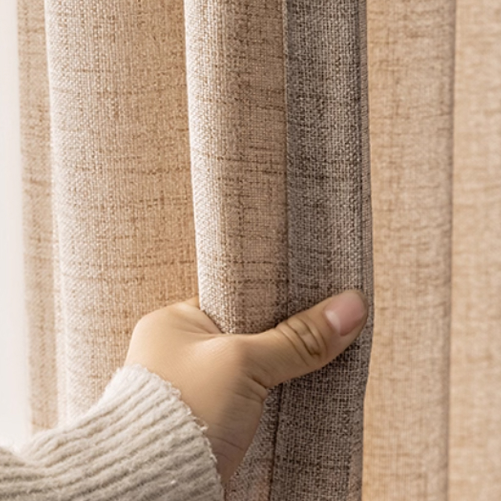 1 قطعة شاشة نافذة ملونة بسيطة  - مراجعة Blackout Curtain Nursery وسعره